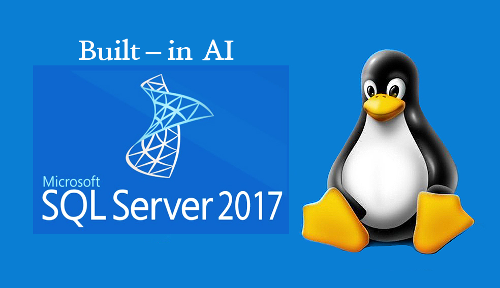 인공지능 탑재(Built-in AI), SQL Server 2017 온 리눅스