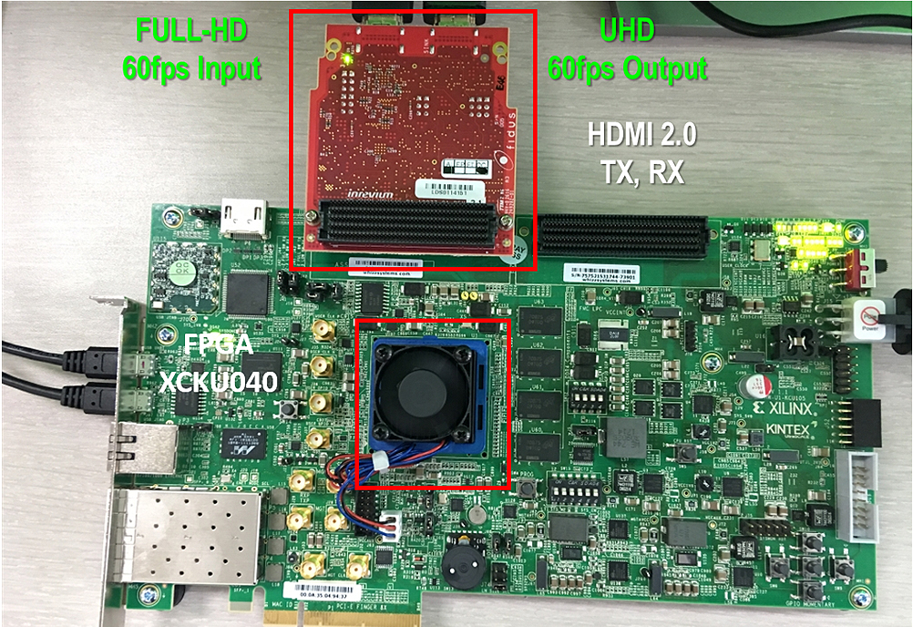 심층 신경망 AI 기반 4K UHD 60fps 실시간 업스케일링 하드웨어 (FPGA)