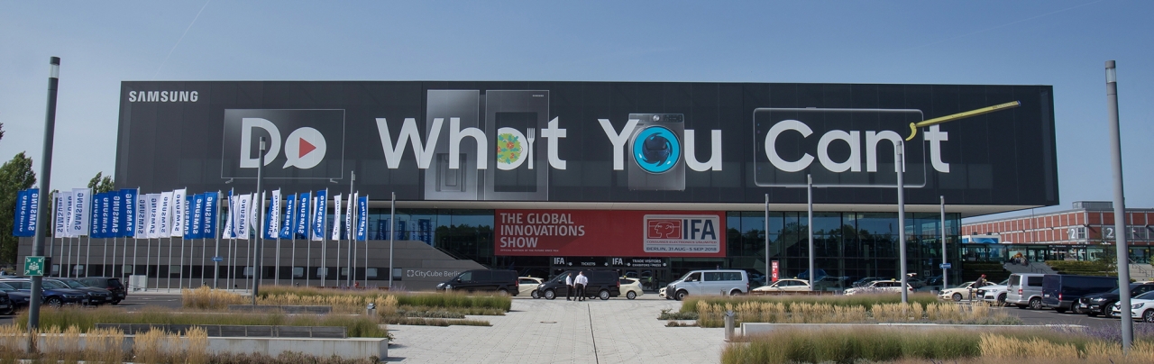 31일부터 9월 5일(현지시각)까지 독일 베를린에서 열리는 유럽 최대 가전 전시회 IFA 2018 전시장 전경(사진:삼성전자)