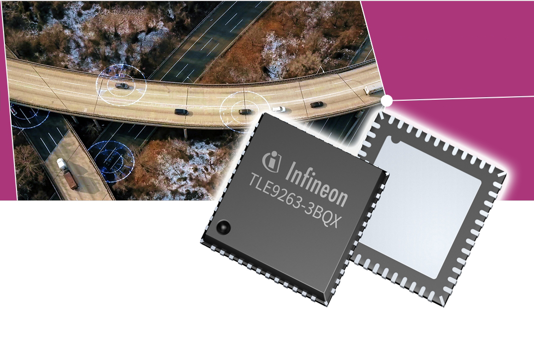 다양한 자동차 애플리케이션의 5Mbit/s 통신을 위한 ISO CAN FD 프로토콜을 지원하는 업계 최초의 SBC(System Basis Chip) 제품군 Lite와 Mid-Range+ 출시(사진:인피니언, 편집:본지)
