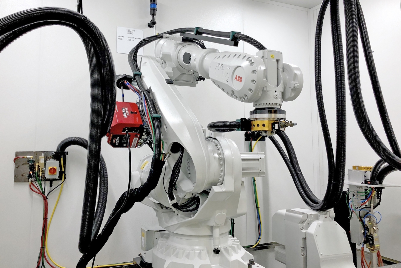 록히드마틴의 금속 3D 프린팅 로봇(사진:록히드마틴)