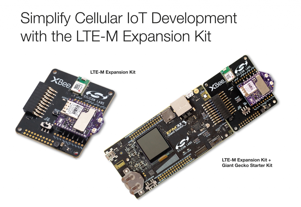 저전력 셀룰러 IoT 애플리케이션을 위한 LTE-M 확장키트(사진:실리콘랩스)
