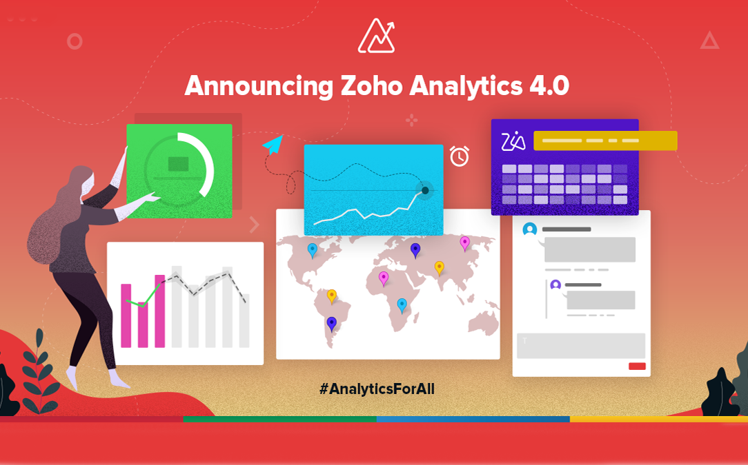 Zoho Analytics 4.0 출시(사진:조호 홈페이지캡처)