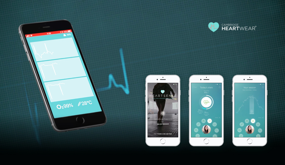 심장박동을 실시간으로 수집하고 무선으로 클라우드에 스트리밍된다. 이 데이터는 강력한 알고리즘을 사용하여 인공지능으로 즉각 진단되며, 앱을 통해 피드백을 받는다(사진:홈페이지 캡처 및 본지편집)