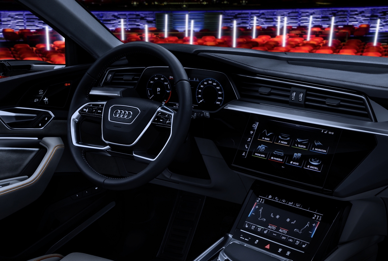 사진은 Audi e-tron 프로토 타입 실내(사진:아우디)