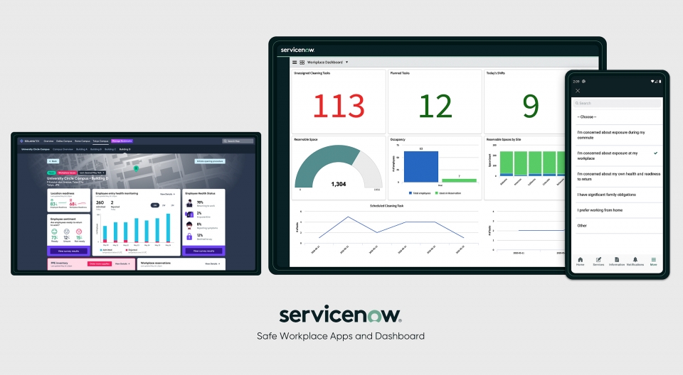 ServiceNow가 직원들의 안전한 일터 복귀를 지원하는 4종 앱을 출시