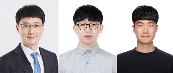 연구팀(왼쪽부터) 윤준보 교수, 최광욱 박사, 조민승 박사과정(사진:KAIST)