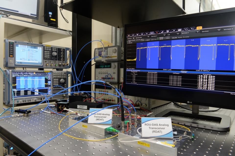 ETRI 연구진이 개발한 5G 광중계기 시스템