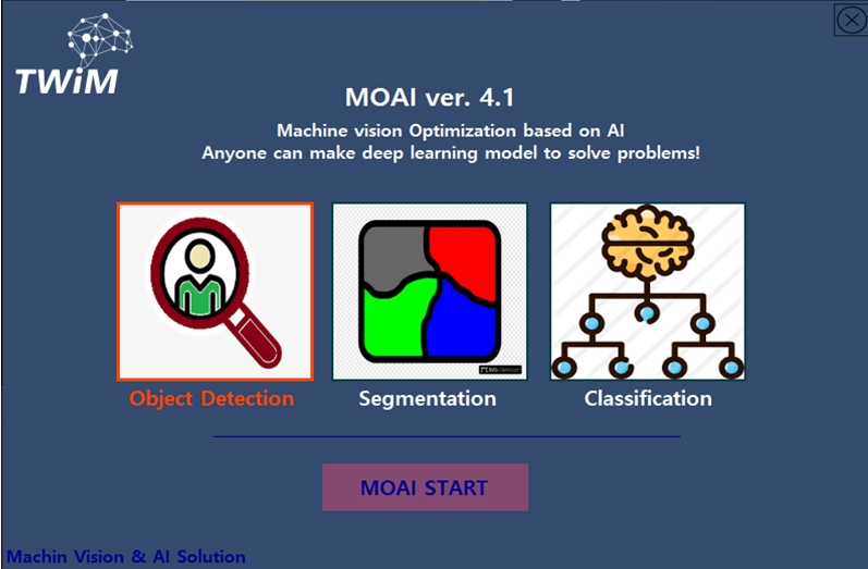 다양한 검사가 가능한 딥러닝 기반의 비전 검사 솔루션 MOAI
