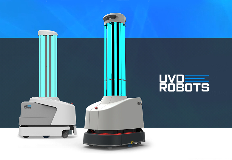  자율 UV-C 소독 기능의 UVD 로봇