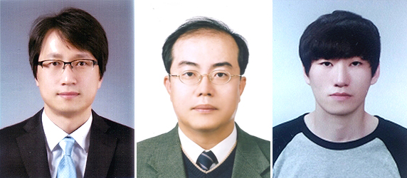 왼쪽부터 생기원 윤종필 박사, 포항공대 박부견 교수, 김민수 학생연구원