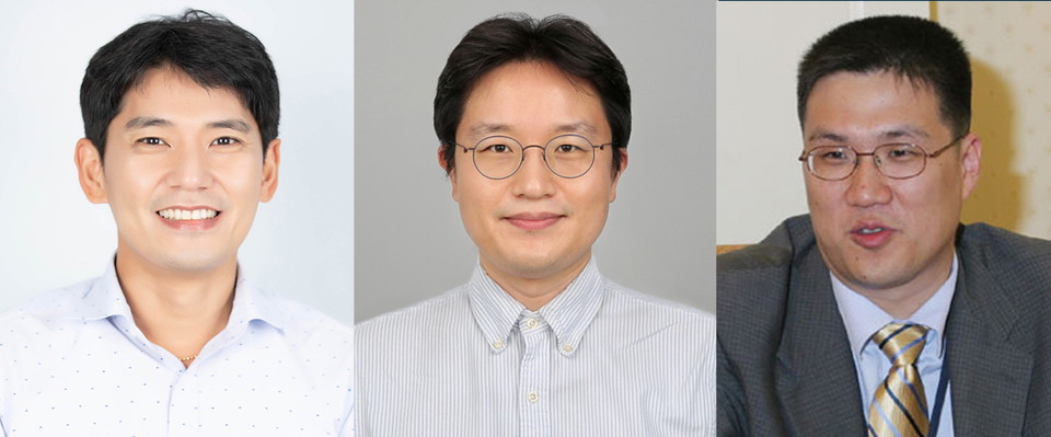 왼쪽부터 김상준 마스터, 정승철 전문연구원, 함돈희 펠로우.