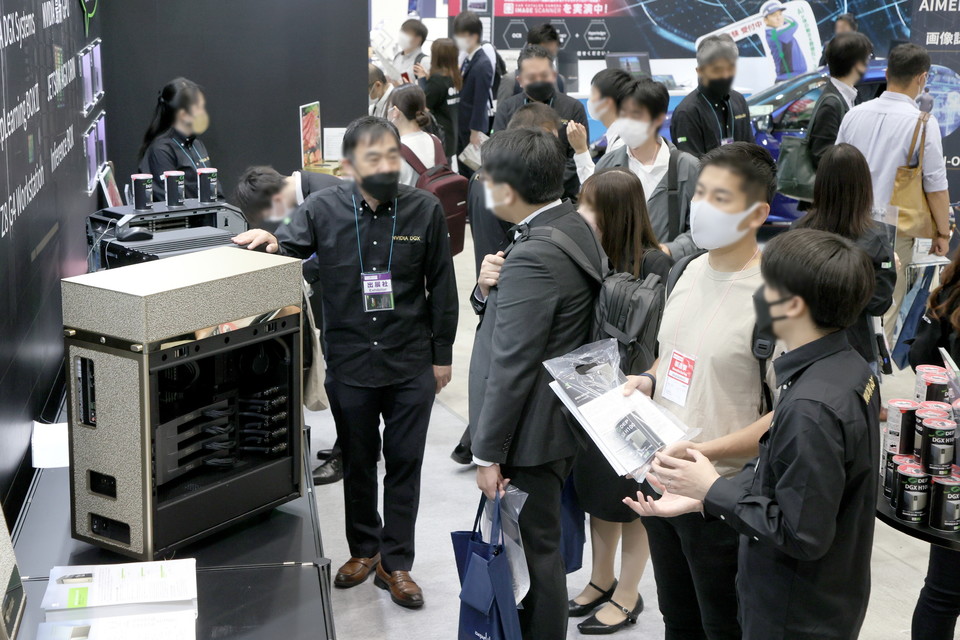  'AI EXPO TOKYO SPRING 2022' 부스 전경