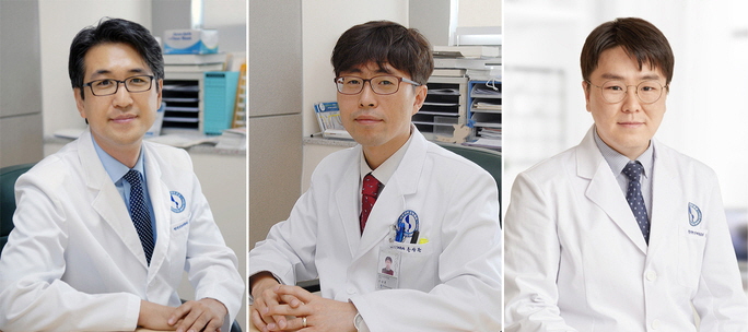 왼쪽부터) 아주대학교병원 정신건강의학과 홍창형·손상준·노현웅 교수.