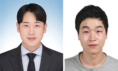 왼쪽부터 김태호 , 김기욱 박사과정