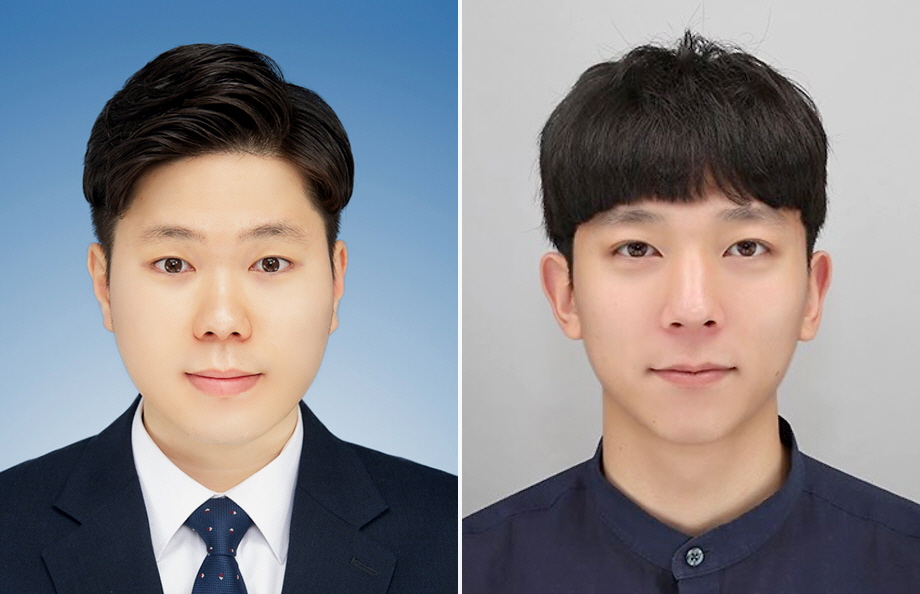 (왼쪽부터) 김형민, 전호범 박사과정
