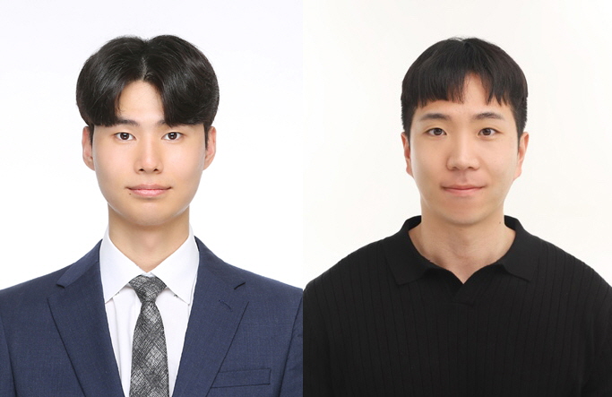 (왼쪽부터)생명화학공학과 강영훈, 박현수 박사과정