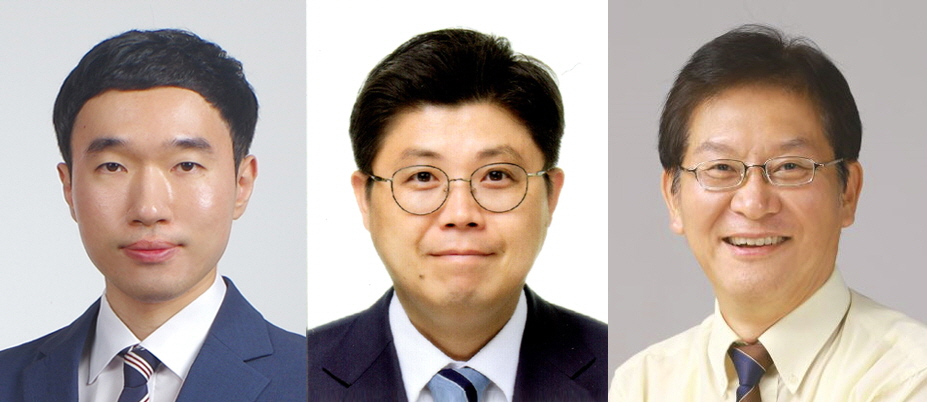 (왼쪽부터) 김동훈 KIST 선임연구원, 한상수 KIST 책임연구원, 이혁모 KAIST 교수.