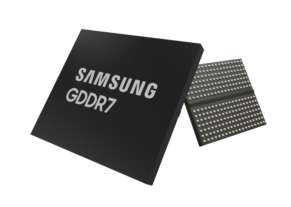 A Samsung Electronics desenvolveu a primeira DRAM GDDR7 da indústria
