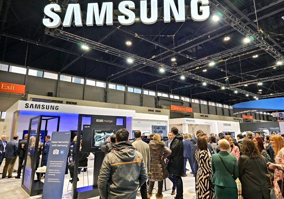 Visão geral do estande Samsung RSNA 2023