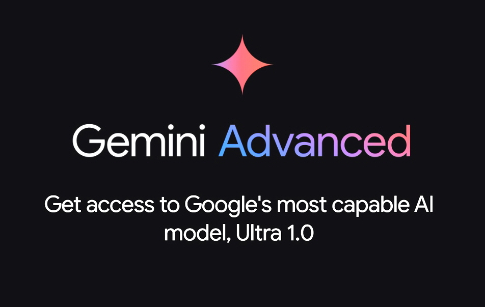 울트라 모델 기반 AI 챗봇 '제미나이 어드밴스드(Gemini Advanced)‘ 출시 이미지