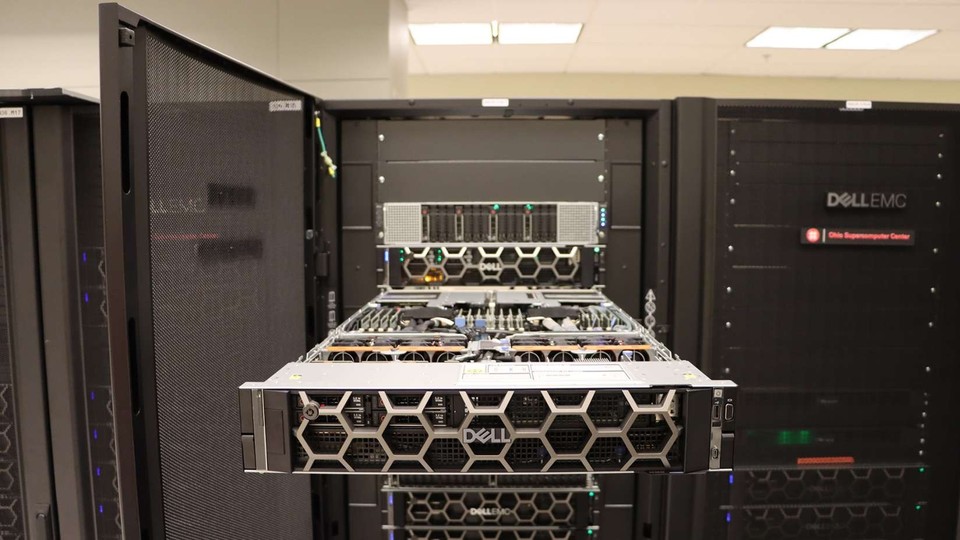 2024년에 출시될 예정인 새로운 Dell Technologies 기반 클러스터인 오하이오 슈퍼컴퓨터 센터의 Cardinal에 대한 테스트 노드(사진:OSC)