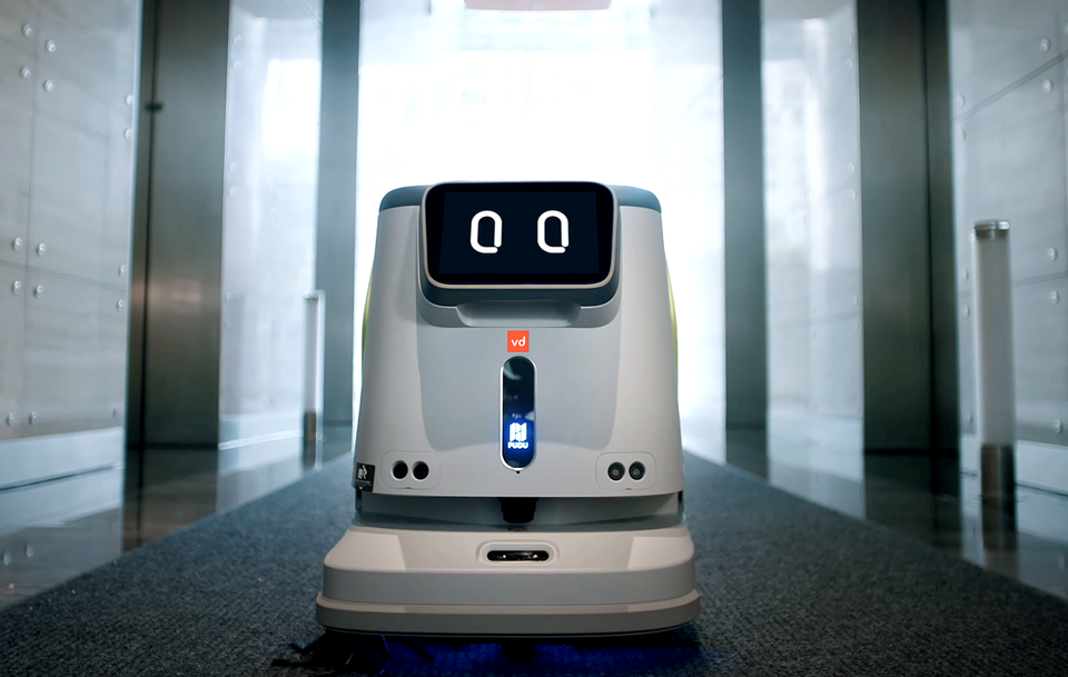 브이디컴퍼니의 자율주행 청소로봇 ‘클리버(Cleber)’