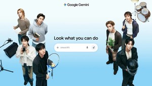 구글, 제미나이에 'BTS'와 함께하는 4가지 인터랙티브 경험 선보여